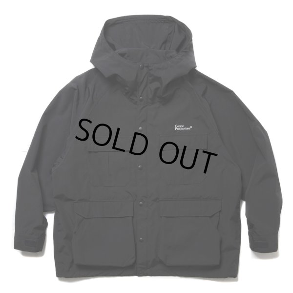 画像1: COOTIE PRODUCTIONS/T/C Weather Hooded Shell Jacket（Black）［T/CウェザーフーデッドシェルJKT-24秋冬］ (1)