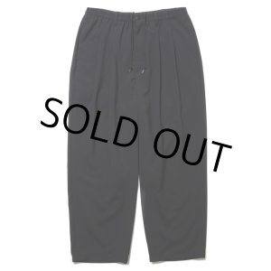 画像: COOTIE PRODUCTIONS/PLAIN T/W 2 Tuck Easy Pants（Black）［プレーンT/Wツータックイージーパンツ-24秋冬］