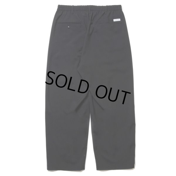 画像2: COOTIE PRODUCTIONS/PLAIN T/W 2 Tuck Easy Pants（Black）［プレーンT/Wツータックイージーパンツ-24秋冬］ (2)