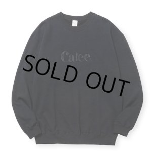 画像: 【30%OFF】CALEE/EMBROIDERY CALEE LOGO CREW NECK SW（BLACK）［クルーネックスウェット-24秋冬］