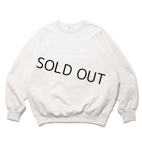画像1: COOTIE PRODUCTIONS/Open End Yarn Sweat Crew（Embroidery）（Oatmeal）［スウェットクルー-24秋冬］ (1)