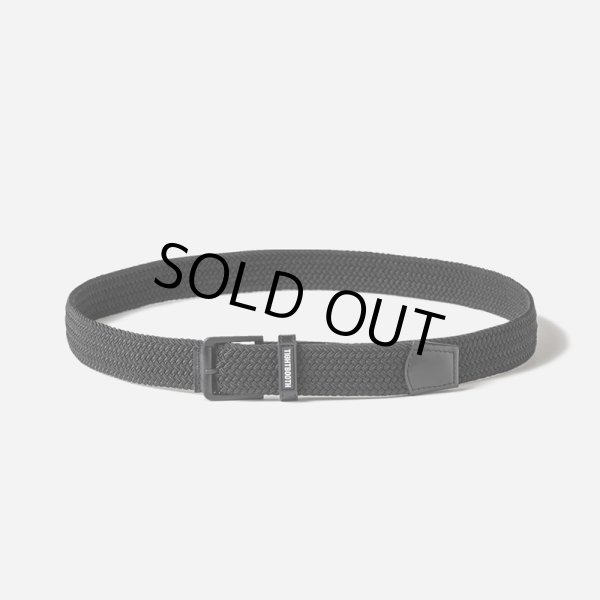 画像1: TIGHTBOOTH/STRETCH MESH BELT（Black）［ストレッチメッシュベルト-24秋冬］ (1)