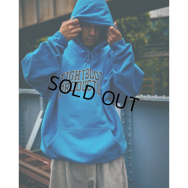 画像5: 【30%OFF】TIGHTBOOTH/COLLEGE HOODED SWEAT SHIRT（Ash）［プルオーバーパーカー-24秋冬］ (5)