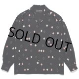 画像: WACKO MARIA/DIAMOND HAWAIIAN SHIRT（BLACK）［ダイヤモンドハワイアンシャツ-24秋冬］