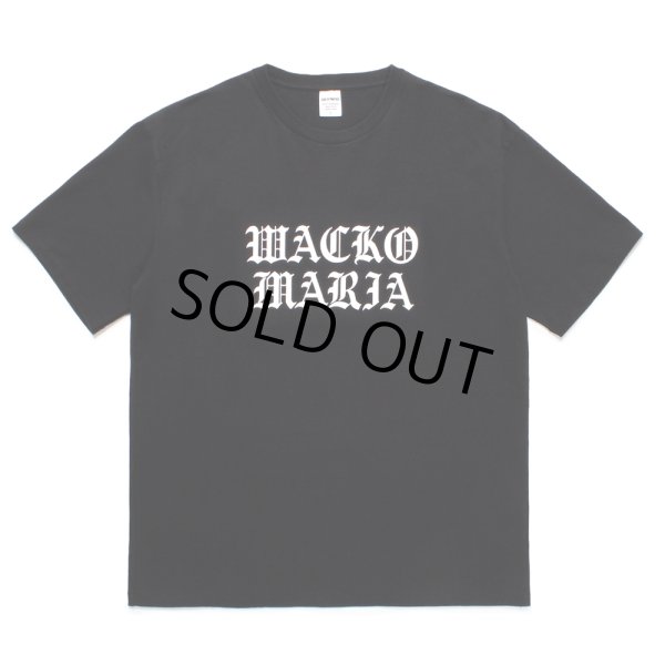 WACKO MARIA/WASHED HEAVY WEIGHT T-SHIRT（BLACK）［プリントT