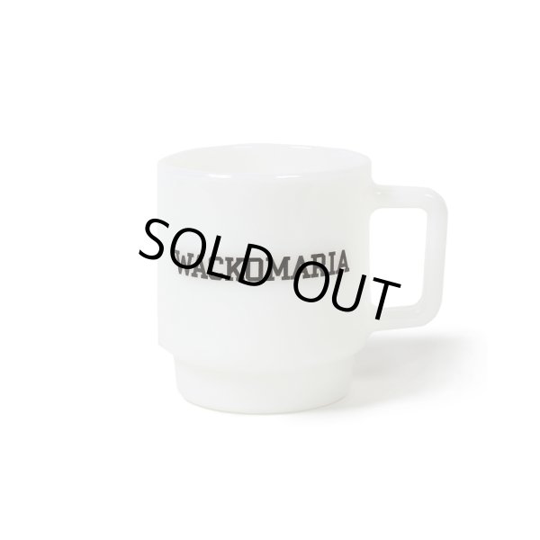 WACKO MARIA/MILK GLASS MUG（WHITE）［マグカップ-24秋冬］ - JONAS
