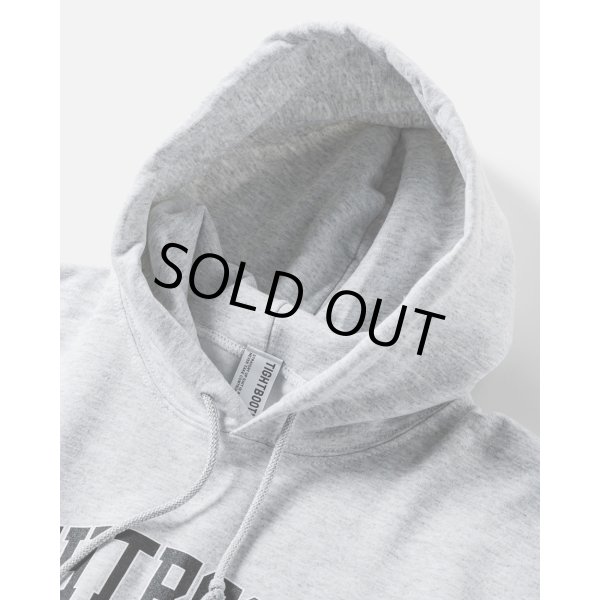 画像2: 【30%OFF】TIGHTBOOTH/COLLEGE HOODED SWEAT SHIRT（Ash）［プルオーバーパーカー-24秋冬］ (2)
