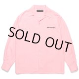 画像: WACKO MARIA/50'S OPEN COLLAR SHIRT（PINK）［50'Sオープンカラーシャツ-24秋冬］