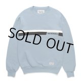 画像: WACKO MARIA/MIDDLE WEIGHT SWEAT SHIRT（BLUE）［クルーネックスウェット-24秋冬］