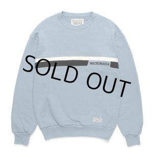 画像: WACKO MARIA/MIDDLE WEIGHT SWEAT SHIRT（BLUE）［クルーネックスウェット-24秋冬］