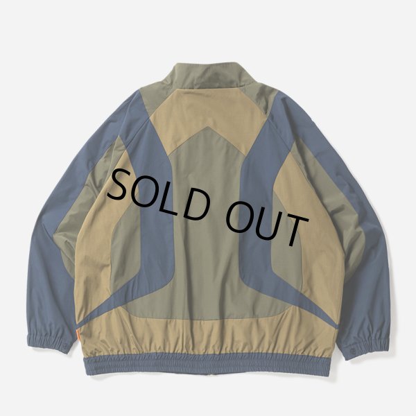 画像2: 【30%OFF】TIGHTBOOTH/RACING TRACK JACKET（Olive/Navy）［レーシングトラックJKT-24秋冬］ (2)