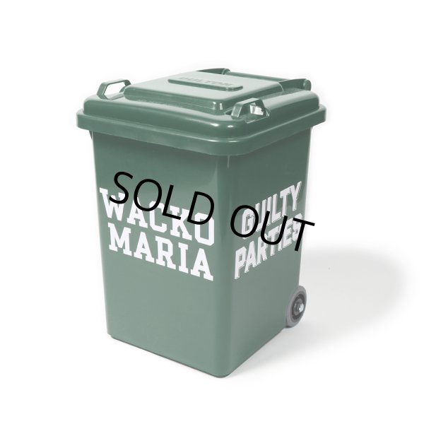 画像1: WACKO MARIA/TRASH CAN（SMALL）（GREEN）［トラッシュカン-24秋冬］ (1)