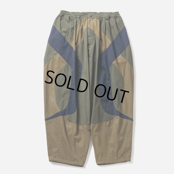 画像1: 【20%OFF】TIGHTBOOTH/RACING BALLOON PANTS（Olive/Navy）［レーシングバルーンパンツ-24秋冬］ (1)