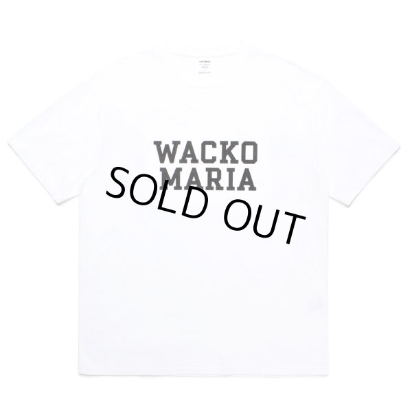画像1: WACKO MARIA/WASHED HEAVY WEIGHT T-SHIRT（WHITE）［プリントT-24秋冬］ (1)