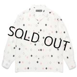 画像: WACKO MARIA/DIAMOND HAWAIIAN SHIRT（WHITE）［ダイヤモンドハワイアンシャツ-24秋冬］