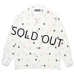 画像: WACKO MARIA/DIAMOND HAWAIIAN SHIRT（WHITE）［ダイヤモンドハワイアンシャツ-24秋冬］