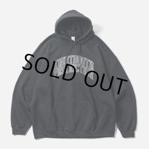 画像: 【30%OFF】TIGHTBOOTH/COLLEGE HOODED SWEAT SHIRT（Black）［プルオーバーパーカー-24秋冬］