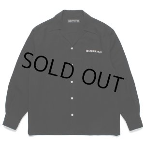 画像: WACKO MARIA/50'S OPEN COLLAR SHIRT（BLACK）［50'Sオープンカラーシャツ-24秋冬］