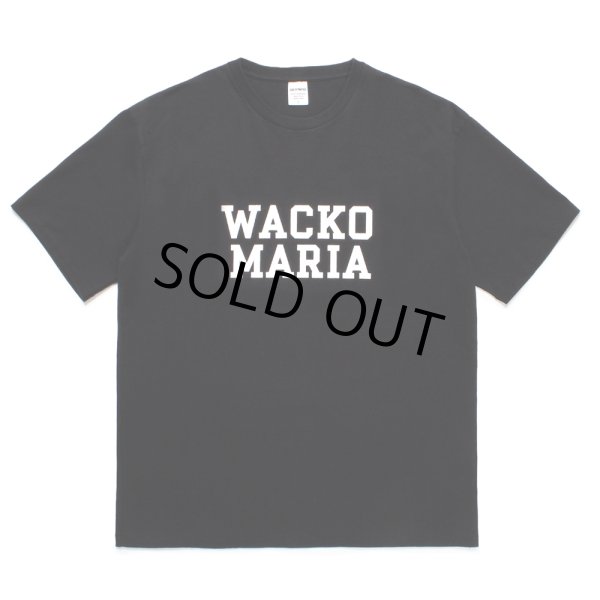 画像1: WACKO MARIA/WASHED HEAVY WEIGHT T-SHIRT（BLACK）［プリントT-24秋冬］ (1)