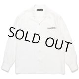 画像: WACKO MARIA/50'S OPEN COLLAR SHIRT（WHITE）［50'Sオープンカラーシャツ-24秋冬］