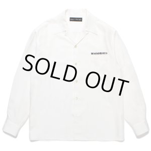 画像: WACKO MARIA/50'S OPEN COLLAR SHIRT（WHITE）［50'Sオープンカラーシャツ-24秋冬］