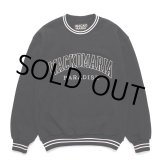 画像: WACKO MARIA/HEAVY WEIGHT SWEAT SHIRT（BLACK）［クルーネックスウェット-24秋冬］