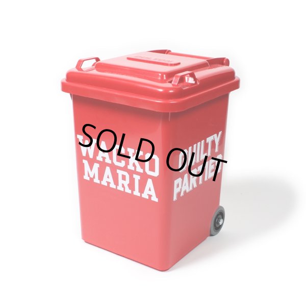 画像1: WACKO MARIA/TRASH CAN（SMALL）（RED）［トラッシュカン-24秋冬］ (1)