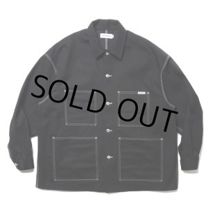 画像: COOTIE PRODUCTIONS/Rigid Denim Coverall（Black）［リジッドデニムカバーオール-24秋冬］
