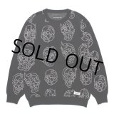 画像: WACKO MARIA/56 TATTOO STUDIO / JACQUARD KNIT SWEATER（BLACK）［ジャガードセーター-24秋冬］