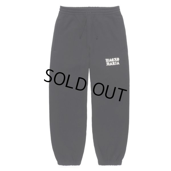 画像1: WACKO MARIA/MIDDLE WEIGHT SWEAT PANTS（BLACK）［スウェットパンツ-24秋冬］ (1)