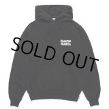 画像: WACKO MARIA/MIDDLE WEIGHT HOODED SWEAT SHIRT（BLACK）［プルオーバーパーカー-24秋冬］