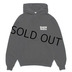 画像: WACKO MARIA/MIDDLE WEIGHT HOODED SWEAT SHIRT（BLACK）［プルオーバーパーカー-24秋冬］