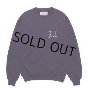 画像: WACKO MARIA/MIDDLE WEIGHT SWEAT SHIRT（PURPLE）［クルーネックスウェット-24秋冬］