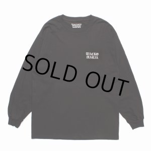 画像: WACKO MARIA/LONG SLEEVE T-SHIRT（BLACK）［刺繍長袖T-24秋冬］