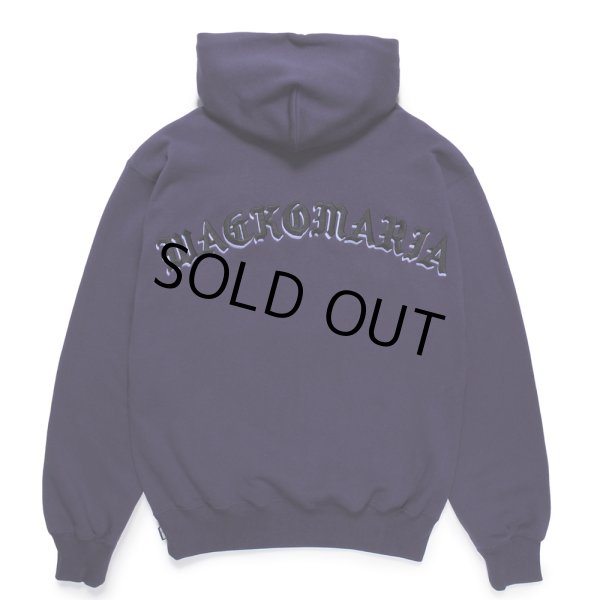 画像1: WACKO MARIA/MIDDLE WEIGHT HOODED SWEAT SHIRT（PURPLE）［プルオーバーパーカー-24秋冬］ (1)