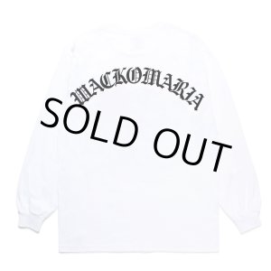画像: WACKO MARIA/LONG SLEEVE T-SHIRT（WHITE）［プリント長袖T-24秋冬］
