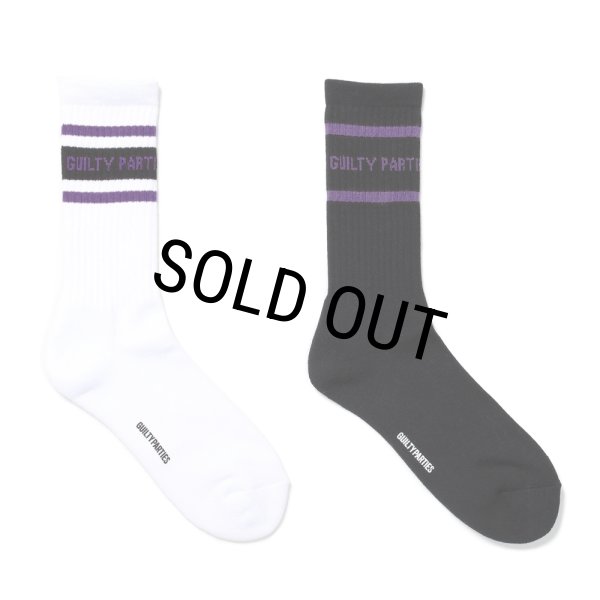 ワコマリア　ギルティパーティーズソックス　4足セット LOGO JACQUARD SOCKS (GUILTY PARTIES)【BLACK】｜WACKO MARIA