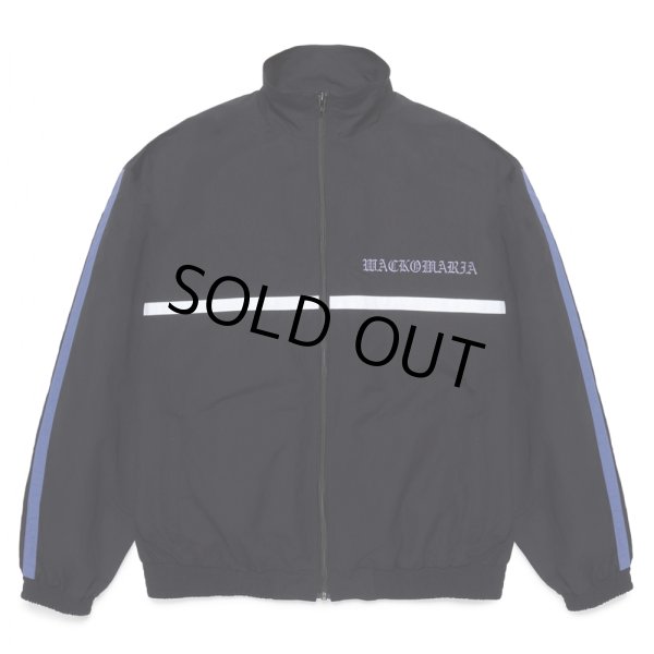 画像1: WACKO MARIA/NYLON TRACK JACKET（BLACK）［ナイロントラックJKT-24秋冬］ (1)