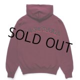 画像: WACKO MARIA/MIDDLE WEIGHT HOODED SWEAT SHIRT（BURGUNDY）［プルオーバーパーカー-24秋冬］