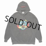 画像: PORKCHOP/MASA SCULP HOODIE A（ASH BLACK）［プルオーバーパーカー-24秋冬］