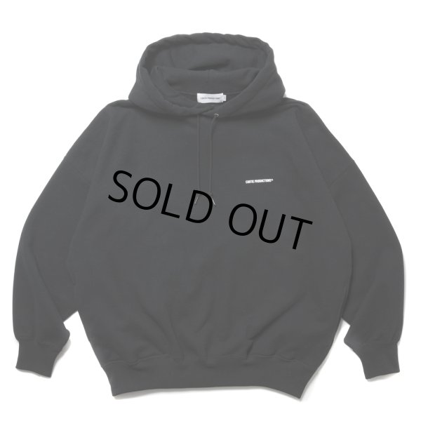画像1: COOTIE PRODUCTIONS/Open End Yarn Plain Sweat Hoodie（Black）［スウェットフーディー-24秋冬］ (1)