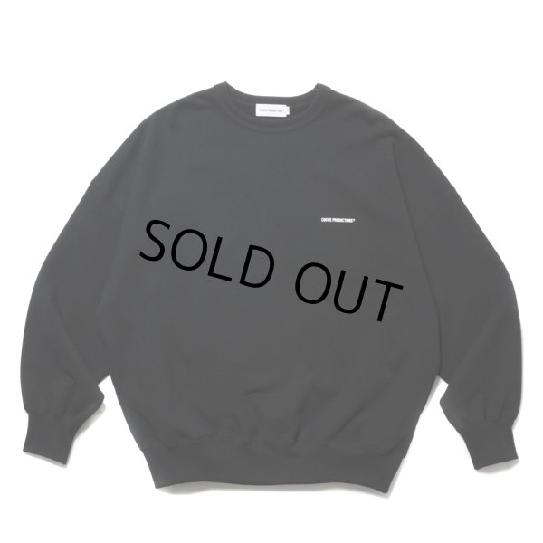 画像1: COOTIE PRODUCTIONS/Open End Yarn Plain Sweat Crew（Black）［スウェットクルー-24秋冬］ (1)