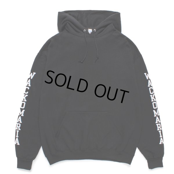 画像2: WACKO MARIA/TIM LEHI / HOODED SWEAT SHIRT（BLACK）［プルオーバーパーカー-24秋冬］ (2)
