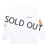 画像: WACKO MARIA/TIM LEHI / LONG SLEEVE T-SHIRT（WHITE）［プリント長袖T-24秋冬］