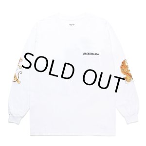 画像: WACKO MARIA/TIM LEHI / LONG SLEEVE T-SHIRT（WHITE）［プリント長袖T-24秋冬］