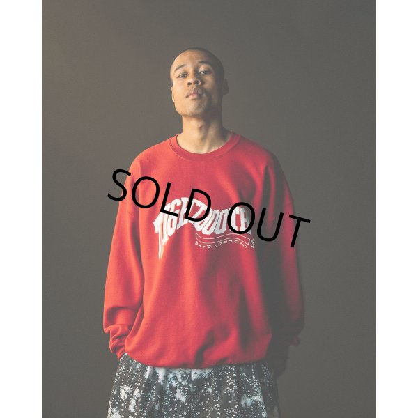 画像2: TIGHTBOOTH/ACID LOGO CREW SWEAT SHIRT（Black）［クルーネックスウェット-24秋冬］ (2)