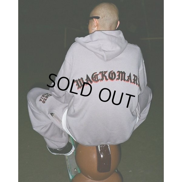 画像4: WACKO MARIA/MIDDLE WEIGHT HOODED SWEAT SHIRT（GRAY）［プルオーバーパーカー-24秋冬］ (4)
