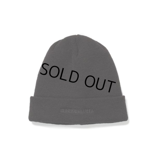 画像1: WACKO MARIA/WATCH CAP（BLACK）［ニットキャップ-24秋冬］ (1)