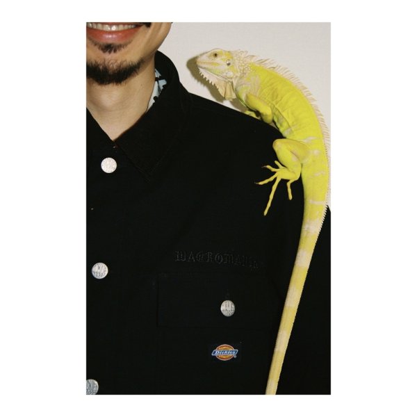 WACKO MARIA/DICKIES / COVERALL（BLACK）［カバーオール-24秋冬