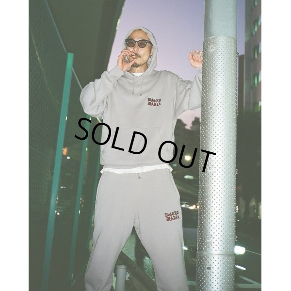 画像3: WACKO MARIA/MIDDLE WEIGHT HOODED SWEAT SHIRT（GRAY）［プルオーバーパーカー-24秋冬］ (3)